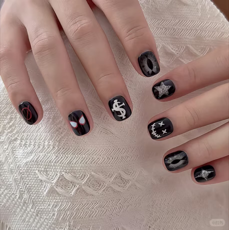 The Night Out nail inspiration from the RedNote feed